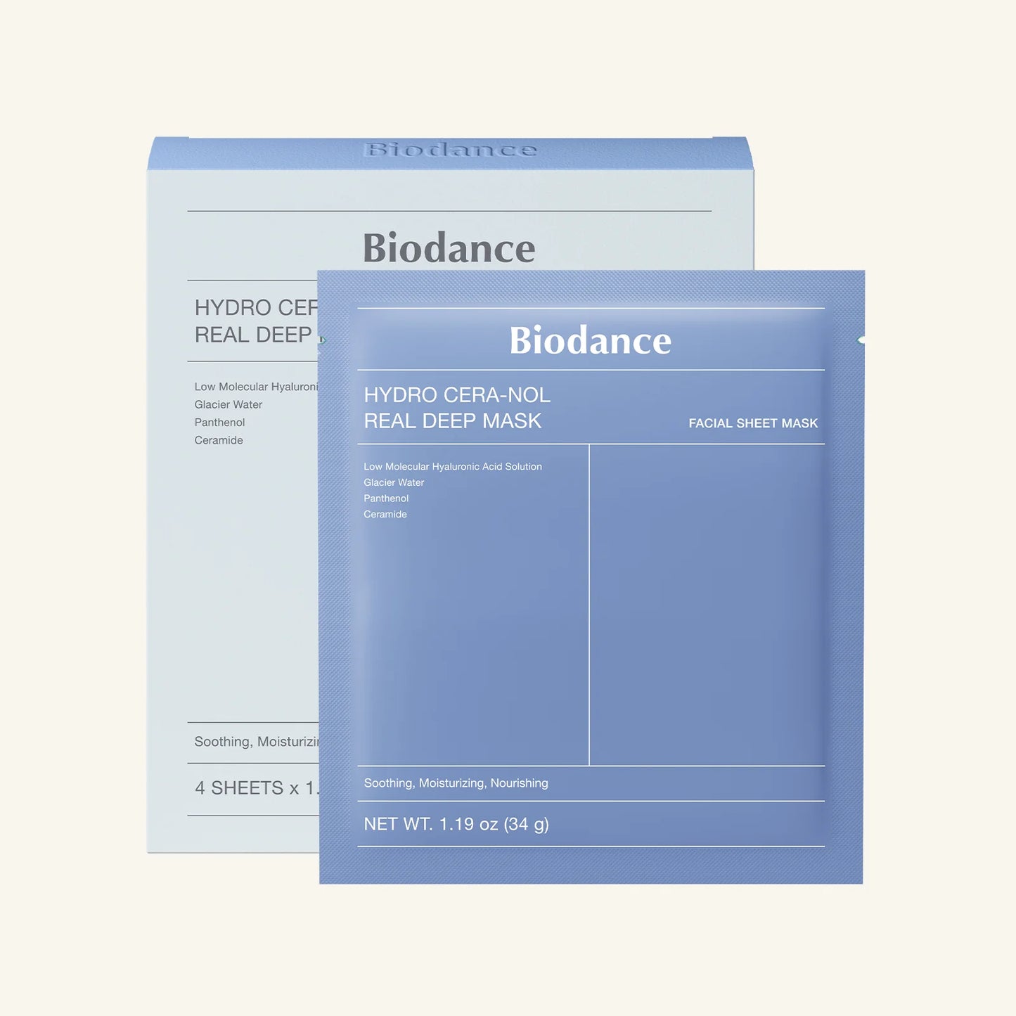 BIODANCE - Deep Bio collagen mask x4