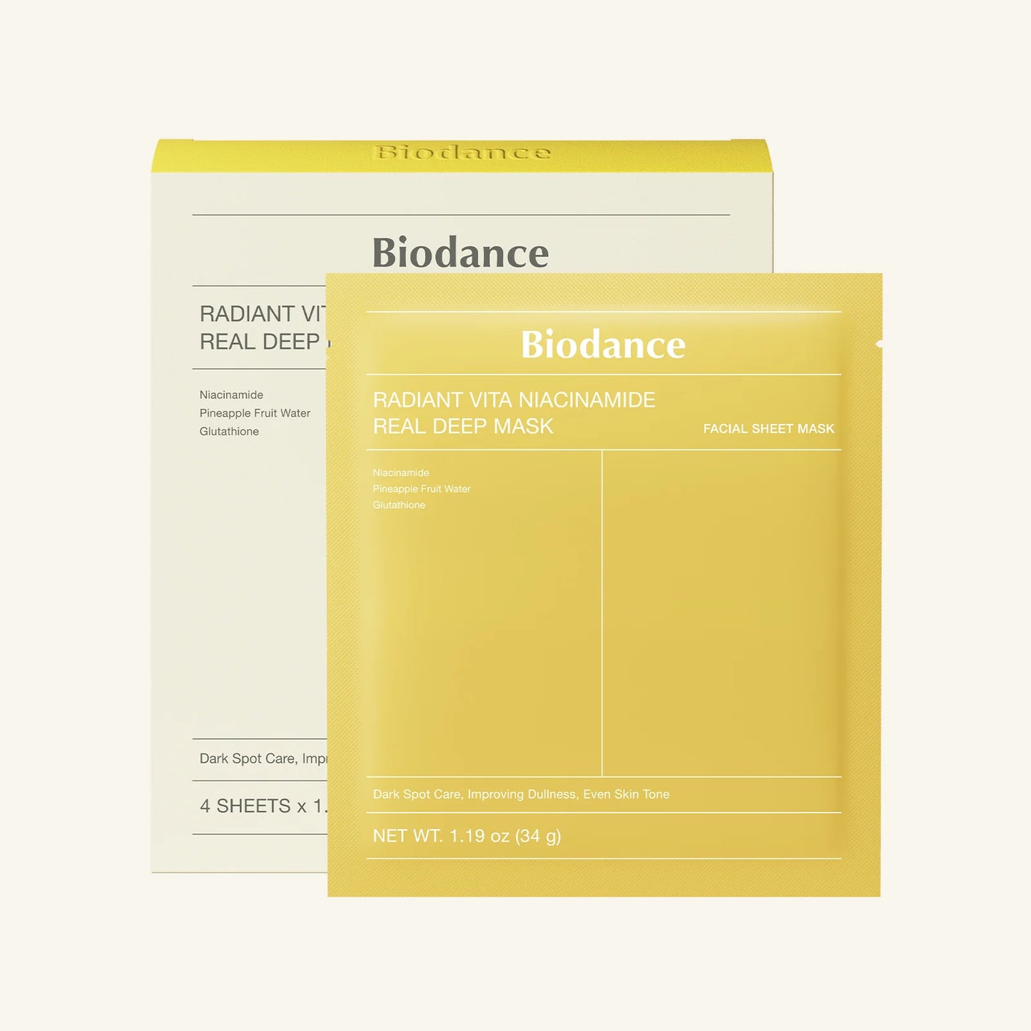 BIODANCE - Deep Bio collagen mask x4